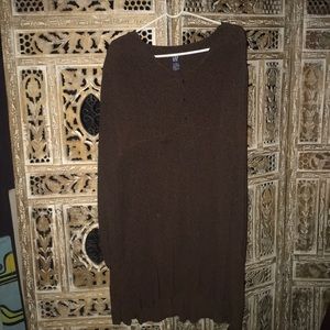 Gap baby doll dress brown size large